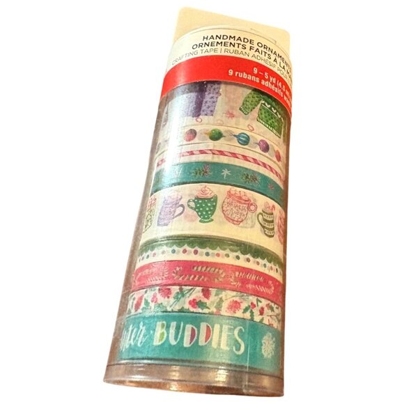 Artminds Christmas Washi Tape 6 Rolls Holiday-Themed Designs Crafts Scrapbooking - Picture 2 of 10